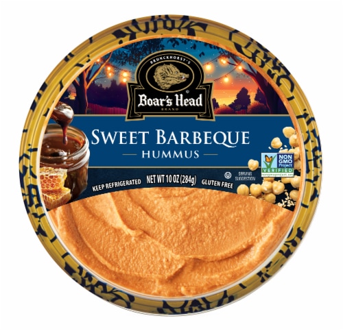 Boar's Head Sweet Barbeque Hummus 10 oz Perspective: front