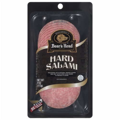 Boar's Head Hard Salami Perspective: front