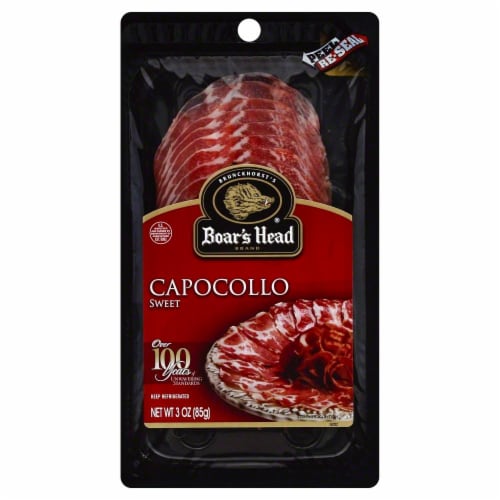 Boar's Head Sweet Capocollo Perspective: front