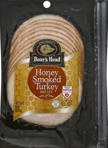Boar's Head Honey Smoked Pre-Sliced Turkey Breast Perspective: front