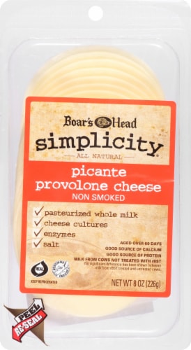 Boar’s Head Simplicity Picante Provolone Cheese Slices