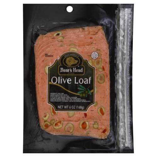 Boar's Head Pre-Sliced Olive Loaf Perspective: front