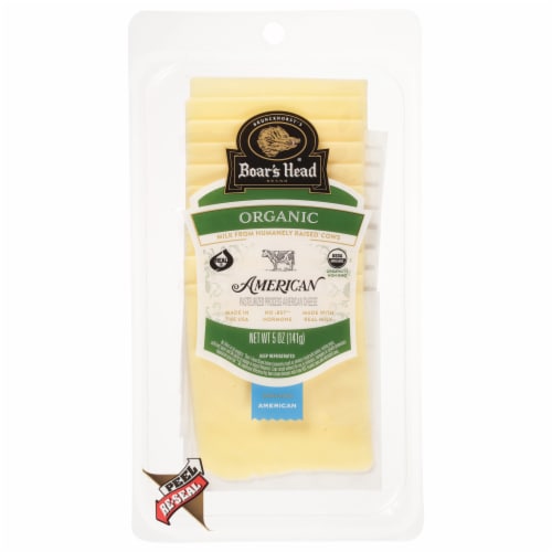 Boar's Head Organic American Cheese Perspective: front