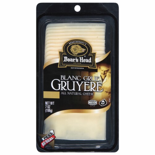 Boar's Head Blanc Grue Gruyere Cheese Perspective: front