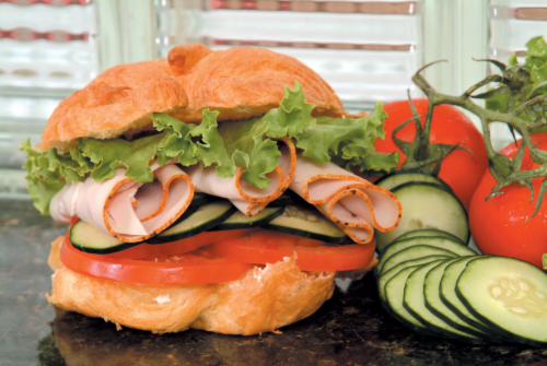 Boar's Head Ham & Swiss Sub Sandwich Perspective: front