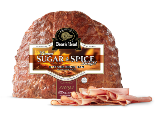 Boar's Head Brown Sugar & Spice Delight™ Off the Bone Ham Perspective: front