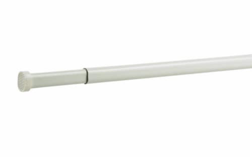 Kenney® Enamel White Tension Rod Perspective: front