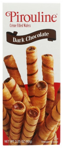 Pirouline® Dark Chocolate Creme Filled Wafers Perspective: front