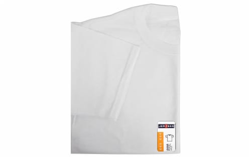 Jerzees Adult Medium Tee Shirt - White Perspective: front