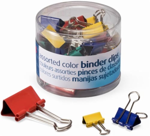 Officemate OIC Color Binder Clips - Assorted Perspective: front