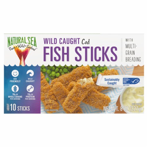 Natural Sea Premium Cod Fish Sticks 10 Count