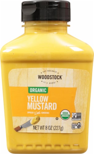 Woodstock Farms® Organic Yellow Mustard Perspective: front