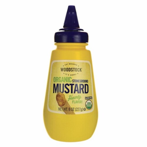 Woodstock Organic Stoneground Mustard Perspective: front