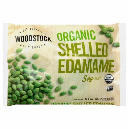 Woodstock Organic Shelled Edamame Perspective: front
