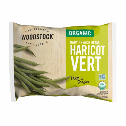 Woodstock Organic Baby French Beans Perspective: front