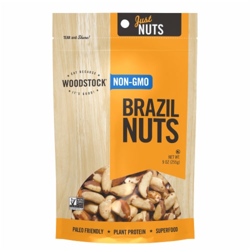 Woodstock® Non-GMO Brazil Nuts Perspective: front