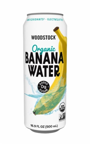 Woodstock® Organic Banana Water Perspective: front
