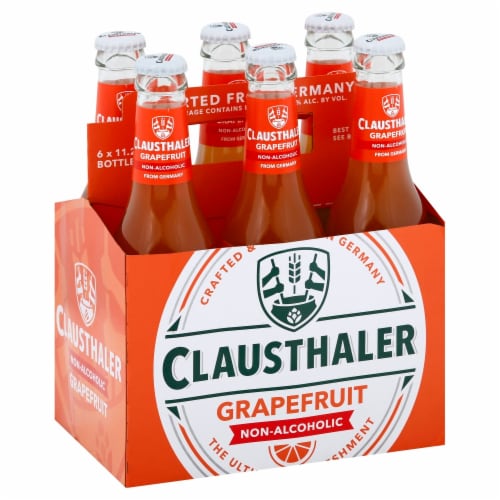 Clausthaler Non-Alcoholic Beer - Grapefruit Perspective: front