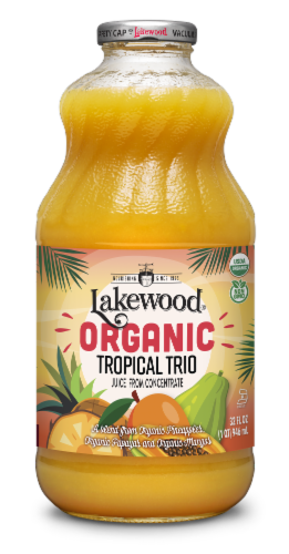 Lakewood® Organic Tropical Trio Juice Perspective: front