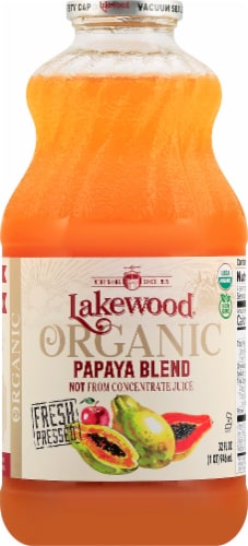 Lakewood Organic Papaya Juice Perspective: front