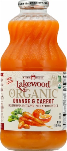 Lakewood Orange & Carrot Juice Perspective: front