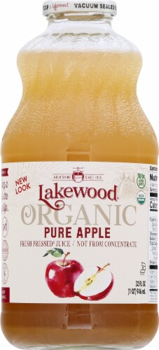 Lakewood Organic Pure Apple Juice Perspective: front