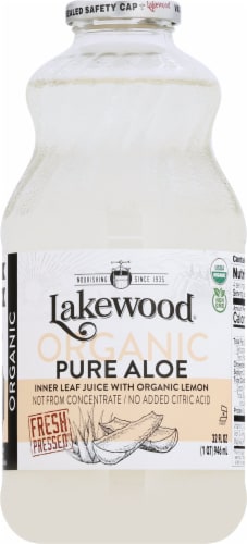 Lakewood Organic Pure Aloe Juice Perspective: front