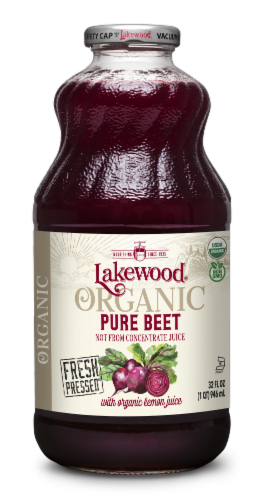 Lakewood Organic Super Beet Juice Perspective: front