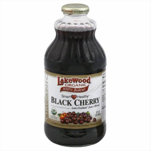 Lakewood Organic Pure Black Cherry Juice Perspective: front