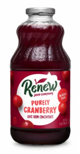 Renew Juice Company Purely Cranberry Juice from Concentrate 32 fl oz Smith s Food and Drug
