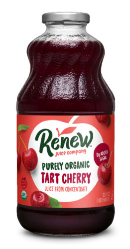 Renew™ Purely Organic Tart Cherry Juice From Concentrate  Perspective: front
