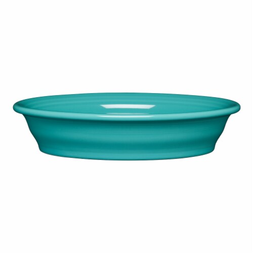 Fiesta Oval Vegetable Bowl - Turquoise Perspective: front