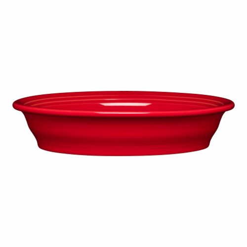 Fiesta Oval Vegetable Bowl - Scarlet Perspective: front