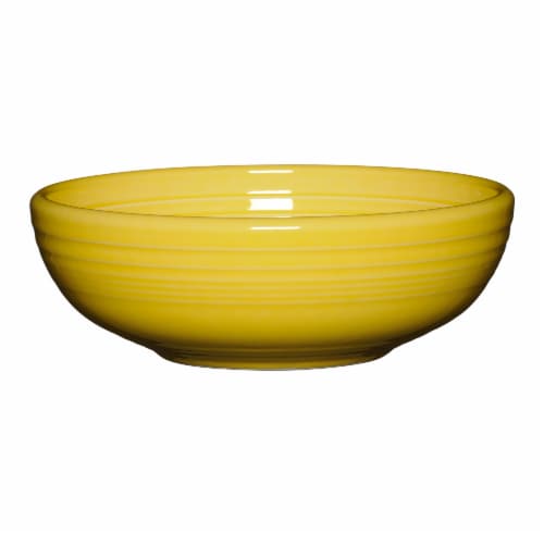 Fiesta® Medium Bistro Bowl in Sunflower Perspective: front