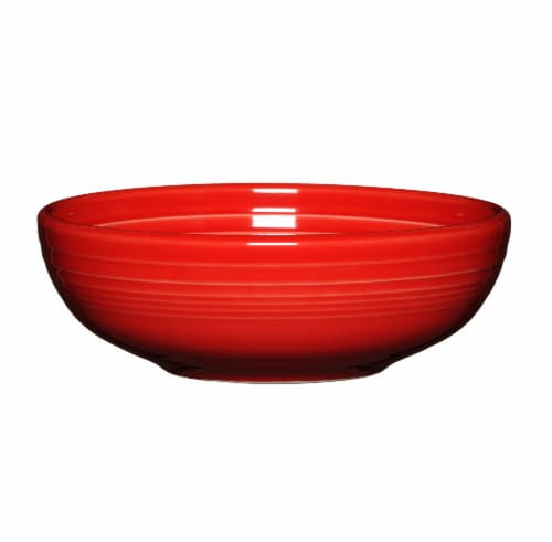 Fiesta® Medium Bistro Bowl in Scarlet Perspective: front