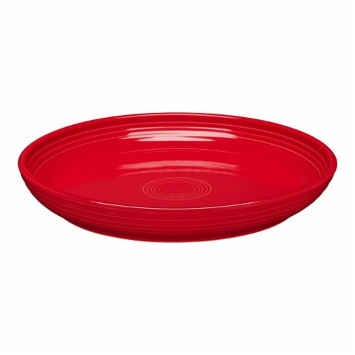 Fiesta® Dinner Bowl in Scarlet Perspective: front