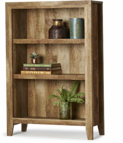 Fred Meyer Sauder Dakota Pass 3 Shelf Bookcase Craftsman Oak