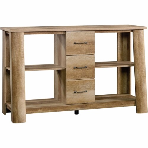 Sauder Boone Mountain Credenza - Craftsman Oak Perspective: front