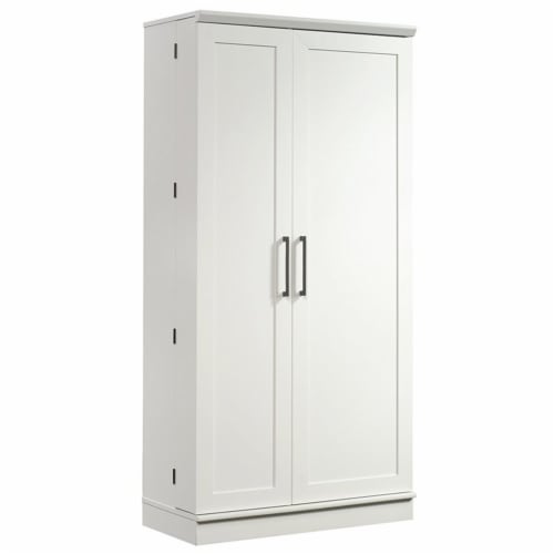 Sauder Homeplus 35 Storage Cabinet in White 1 Harris Teeter