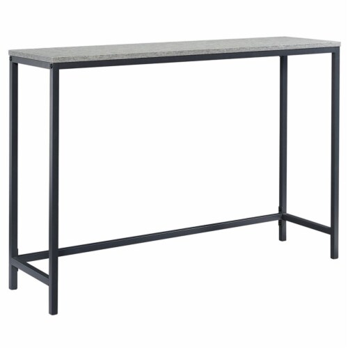 Narrow Metal Frame Console Table