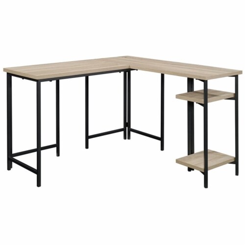 Sauder wood and metal desk deals