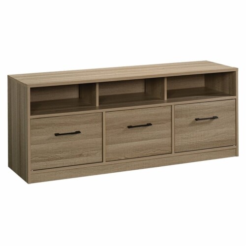 Sauder Beginnings 60 Engineered Wood TV Stand in Summer Oak 1