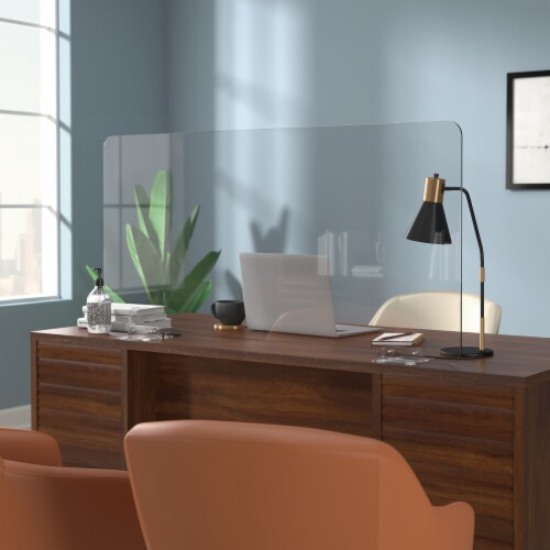 Sauder Transparent 48 Plastic Shield for Desks, 1 Kroger