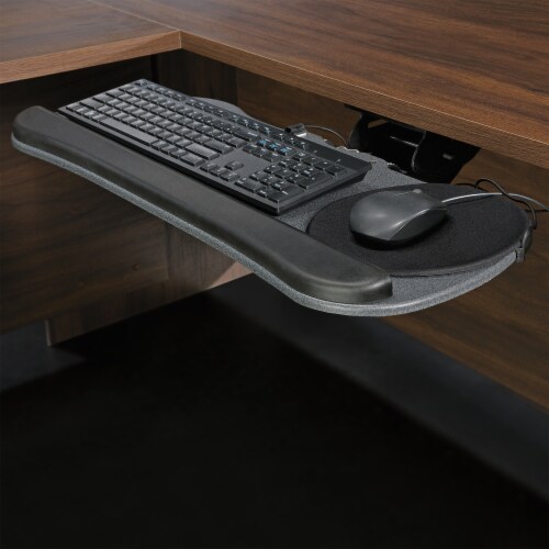 Sauder desk with keyboard tray deals