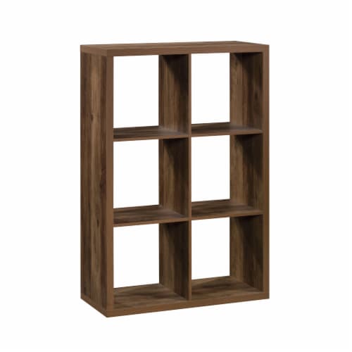 Sauder Select 6 Cube Organizer Storage Bookcase Rural Pine 1 Fry s Food Stores