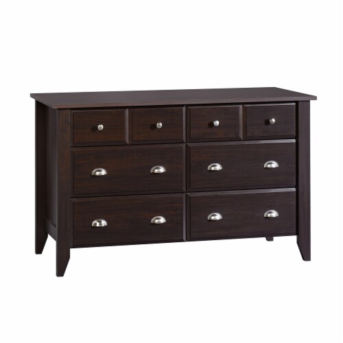Sauder Shoal Creek Jamocha Wood Dresser Perspective: front