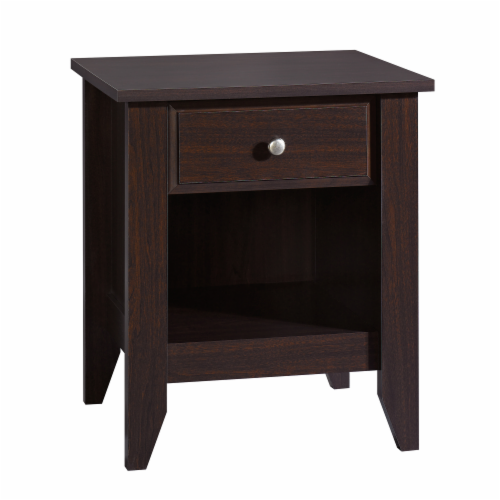 Sauder Shoal Creek® Collection Jamocha Night Stand Perspective: front