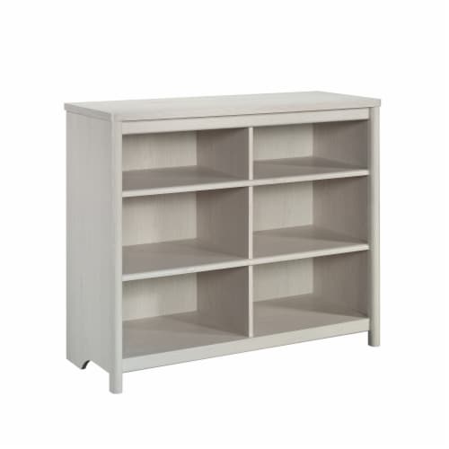 Sauder Dover Edge™ Cubby Storage Bookcase in Glacier Oak Perspective: front