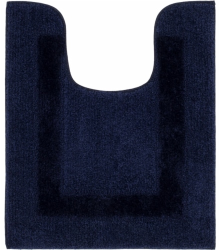 Mohawk Home American Heritage Contour Bath Rug - Medieval Blue Perspective: front
