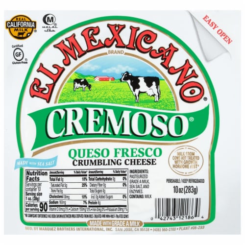 El Mexicano Queso Fresco Cremoso Perspective: front